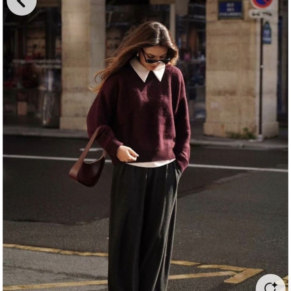 Zara  Red knit Sweater - Picture 8 of 13